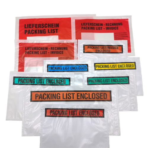 Standard Packing List Envelopes